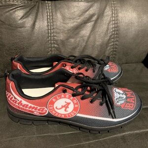 Alabama Crimson Tide Men's Sneakers - Red and Black